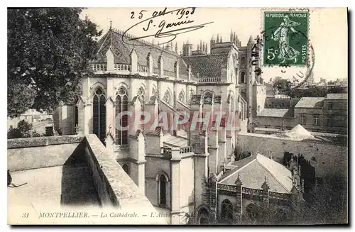 Cartes postales Montpellier la Cathedrale l'Abside