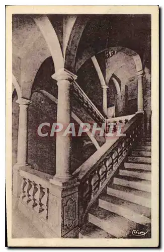 Cartes postales Pezenas Herault Escalier de l'Hotel Malibran XVI S