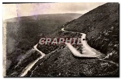 Cartes postales Lamalou les Bains les Lacets de la Route de Saint Gervals Route de la Foret des Ecrivains Ancien