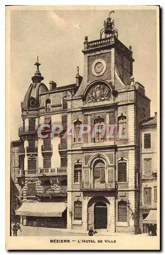 Cartes postales Beziers l'Hotel de Ville