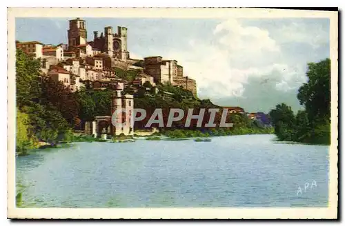 Cartes postales Beziers l'Orb et la Cathedrale