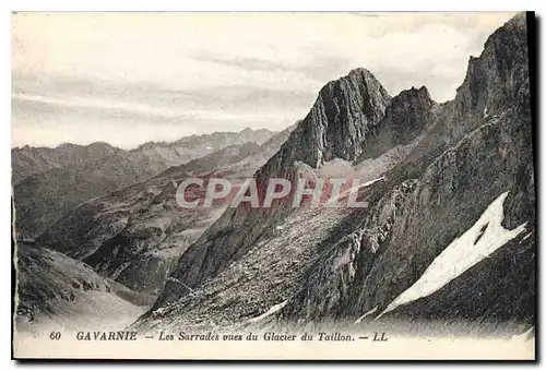 Cartes postales Gavarnie les Sarrades vues du Glacier du Taillon