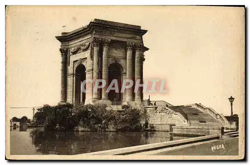 Cartes postales Montpellier Promenade du Peyrou le Chateau d'Eau