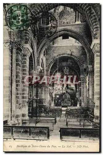 Cartes postales Basilique de Notre Dame du Puy la Nef