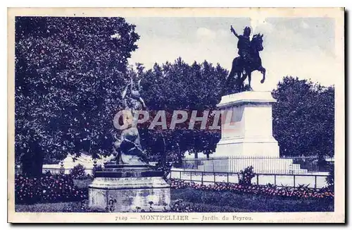 Ansichtskarte AK Montpellier Jardin du Peyrou