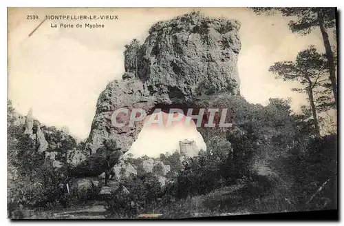 Cartes postales Montpellier le Vieux la Porte de Mycene