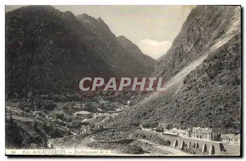 Cartes postales Env de Cauterets Etablissement de la Railiere