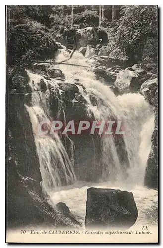 Cartes postales Env de Cauterets Cascade superieure de Lutour