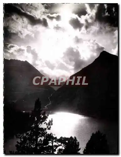 Cartes postales Vallee d'Aure H P Crepascule sur le Lac
