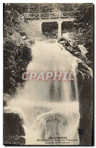 Cartes postales Les Pyrenees Gripp Route du Tourmalet Cascade du Tourmalet