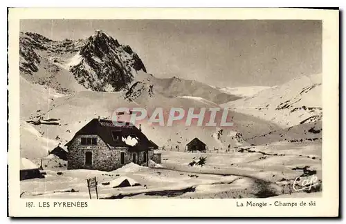 Cartes postales Les Pyrenees la Mongie Champs de Ski