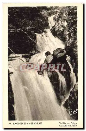 Ansichtskarte AK Bagneres de Bigorre Vallee de Gripp Cascade de l'Adour