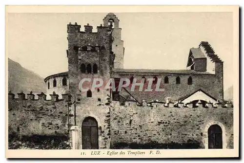 Cartes postales Luz Eglise des Templiers