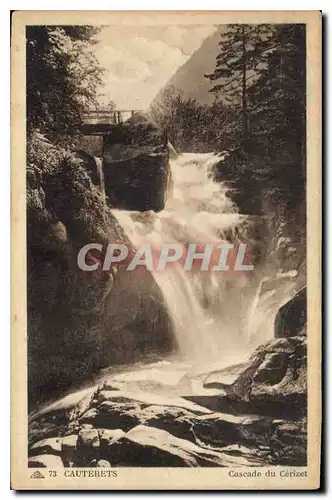 Cartes postales Cauterets Cascade du Cerizet