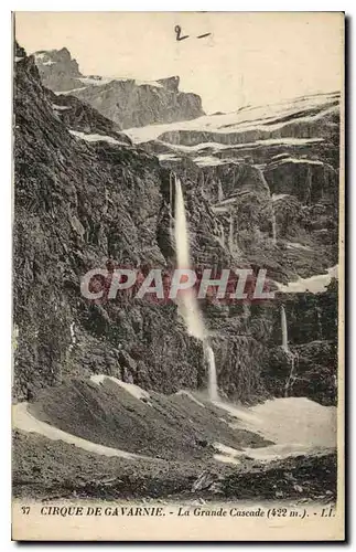 Cartes postales Cirque de Gavarnie la Grande Cascade