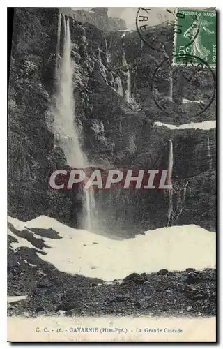 Cartes postales Gavarnie Htes Pyr la grande cascade