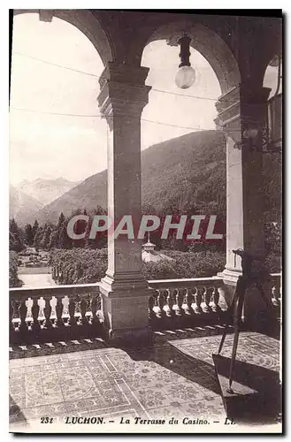 Ansichtskarte AK Luchon la Terrasse du Casino