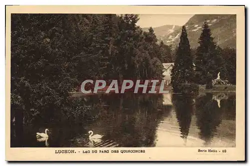 Cartes postales Luchon Lac du Parc des Quinconces