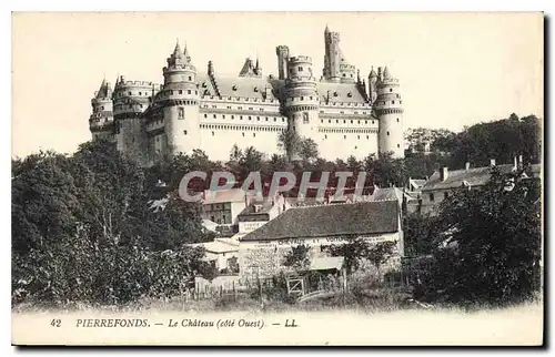 Ansichtskarte AK Pierrefonds le Chateau Cote Ouest