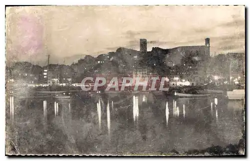 Cartes postales La Cote d'Azur Cannes le Suquet au crepuscule