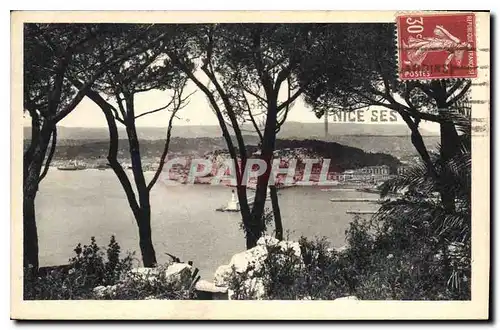 Cartes postales Cote d'Azur Artistique nice vue entre les Pins