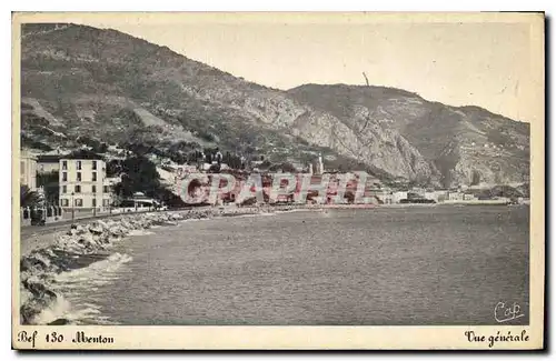 Cartes postales Menton vue generale