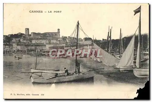 Cartes postales Cannes le Port Bateaux