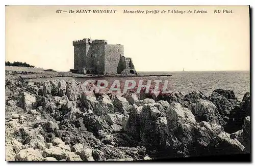 Ansichtskarte AK Ile Saint Honorat Monastere fortifie de l'Abbaye de Lerins