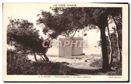 Cartes postales Cannes Saint Honorat le Vieux Chateau