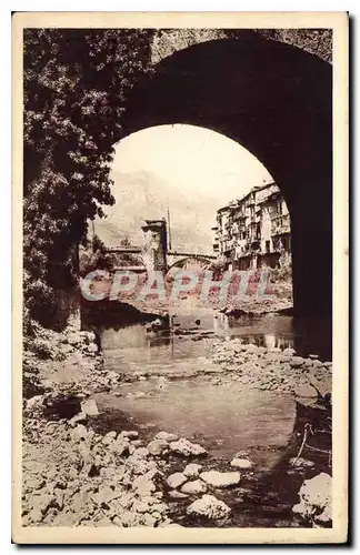 Ansichtskarte AK Cote d'Azur Sospel A M Le Pont Vieux et la Bevera