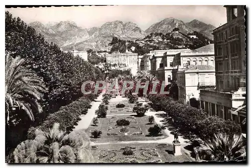 Cartes postales La Cote d'Azur Menton Les Jardins