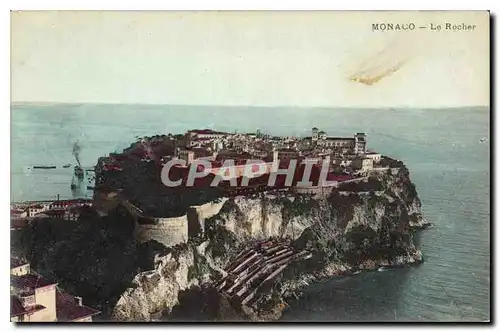 Cartes postales Monaco Le Rocher