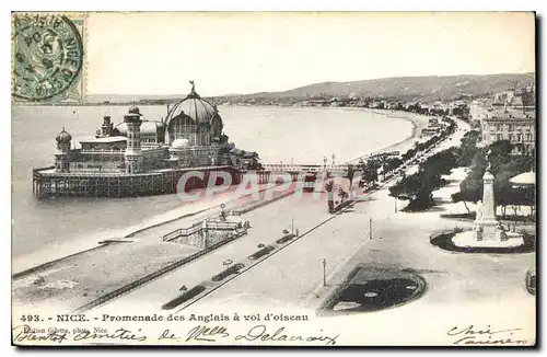 Cartes postales Nice Promenade des Anglais a vol d'oiseau