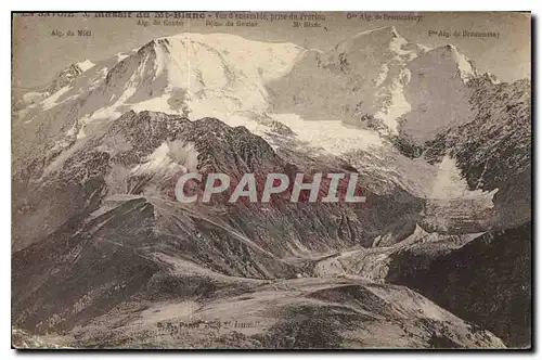 Cartes postales La Savoie Massif du Mt Blanc