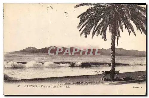 Cartes postales Cannes Vue sur l'Esterel