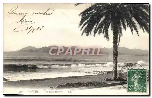 Cartes postales Cannes Vue sur l'Esterel