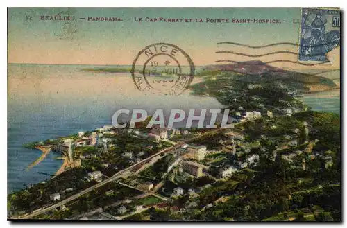 Cartes postales Beaulieu Panorama le Cap Ferrat et la Pointe Saint Hospice