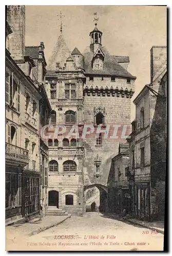 Cartes postales Loches l'Hotel de Ville