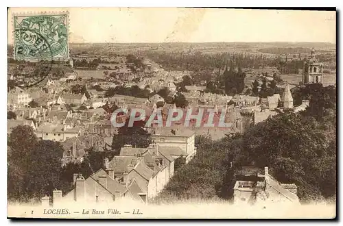 Cartes postales Loches La Basse Ville