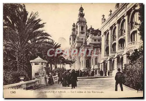 Cartes postales Monte Carlo Le Casino et les Terrasses