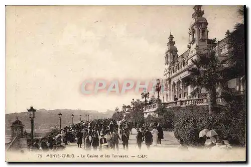 Cartes postales Monte Carlo Le Casino et les Terrasses