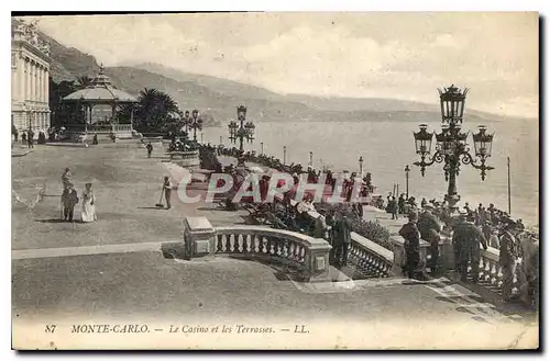 Cartes postales Monte Carlo Le Casino et les Terrasses