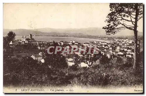 Cartes postales Saint Raphael Vue generale