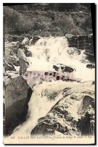 Cartes postales Vallee des Bauges Cascade de Bagne 2 chute
