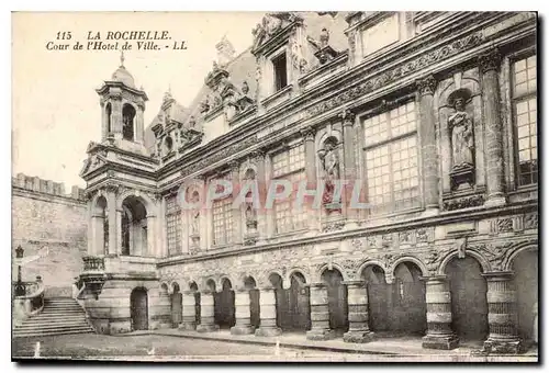 Cartes postales La Rochelle Cout de l'Hotel de Ville