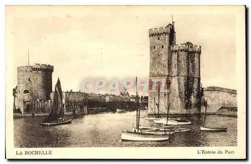 Cartes postales La Rochelle l'Entre du Port