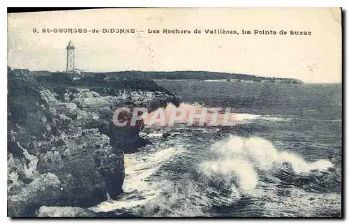 Cartes postales St Georges de Didonne Les Rochers de Vallieres la Pointe de Suzac