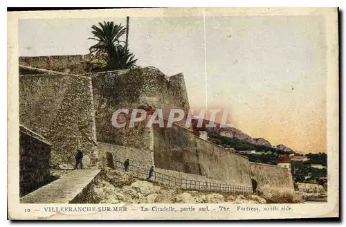 Cartes postales Villefranche sur Mer La Citadelle partie sud