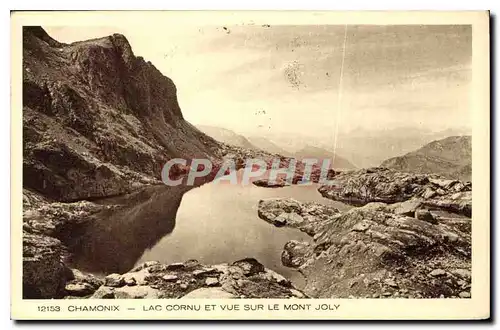 Ansichtskarte AK Chamonix Lac Cornu et vue sur le Mont Joly