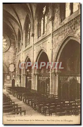 Cartes postales Basilique de Notre Dame de la Delivrande Bas Cote Cote de l'Evangile